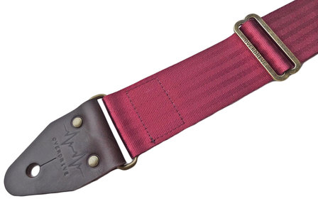 &quot;Maroon&quot; Bordeaux Red Seatbelt Overdrive Strap