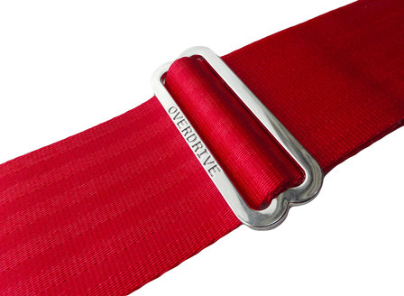 &quot;Rosso&quot; Red Seatbelt Overdrive Strap