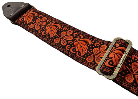 &quot;Boho&quot; Orange/Black Overdrive Strap