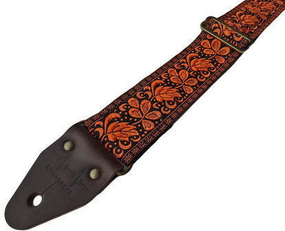 &quot;Boho&quot; Orange/Black Overdrive Strap