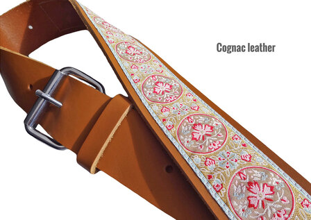 "Bohemian" Full Leather Overdrive Strap - Cognac