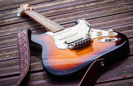 &quot;Woodstock&quot; Full Leather Overdrive Strap