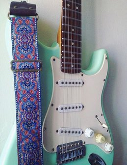 &quot;Oriental&quot; Blue/Vino Overdrive Strap