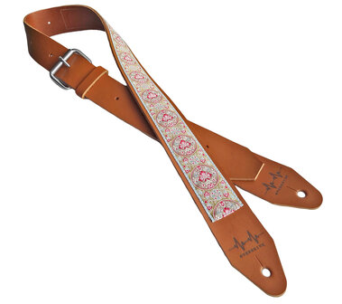 &quot;Bohemian&quot; Full Leather Overdrive Strap - Cognac