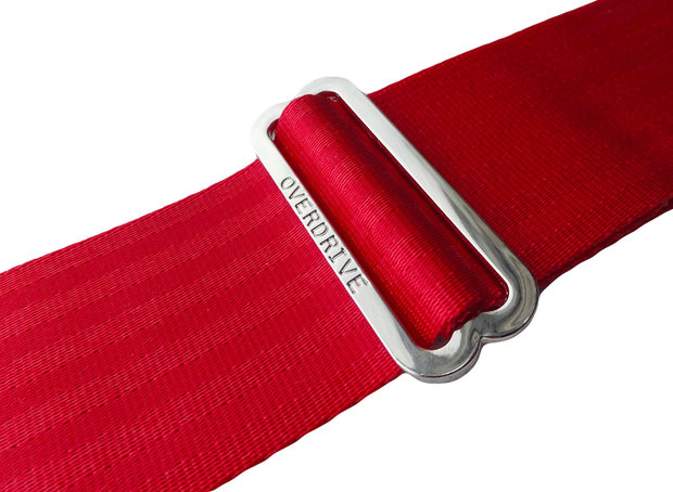 "Rosso" Red Seatbelt Overdrive Strap