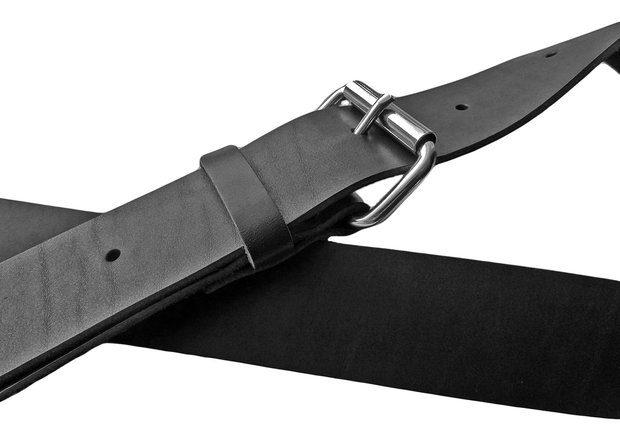 Black Full Leather Overdrive Strap