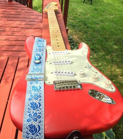 "Boho" Blue/White Overdrive Strap