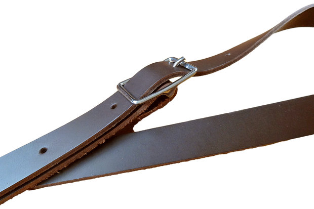 Slim Brown Full Leather Overdrive Straps