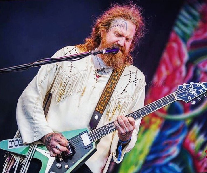 Mastodon's Brent Hinds guitar straps